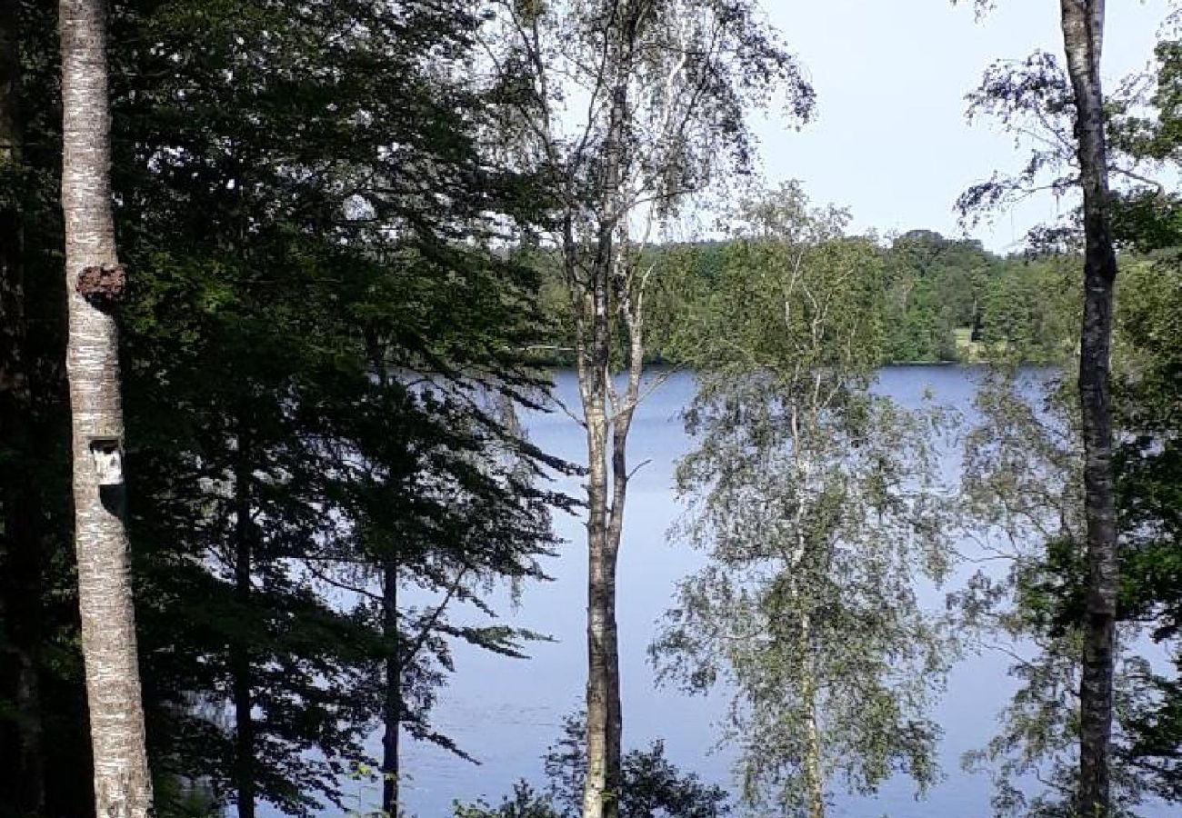 Ferienhaus in Röke - Urlaub an einem Waldsee in Skåne mit Boot