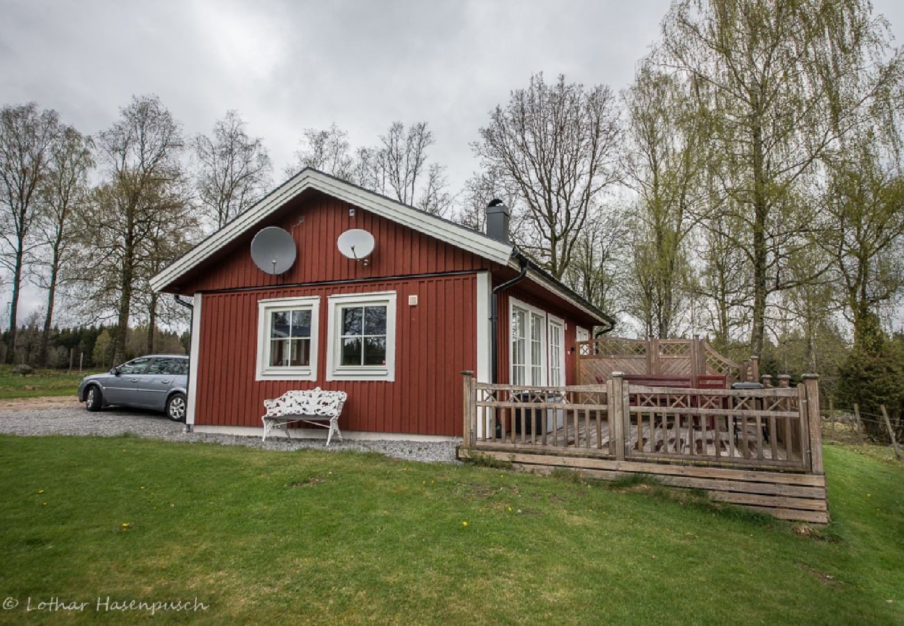 Ferienhaus in Ambjörnarp - Modernes Ferienhaus auf einem Landhof bei Isaberg