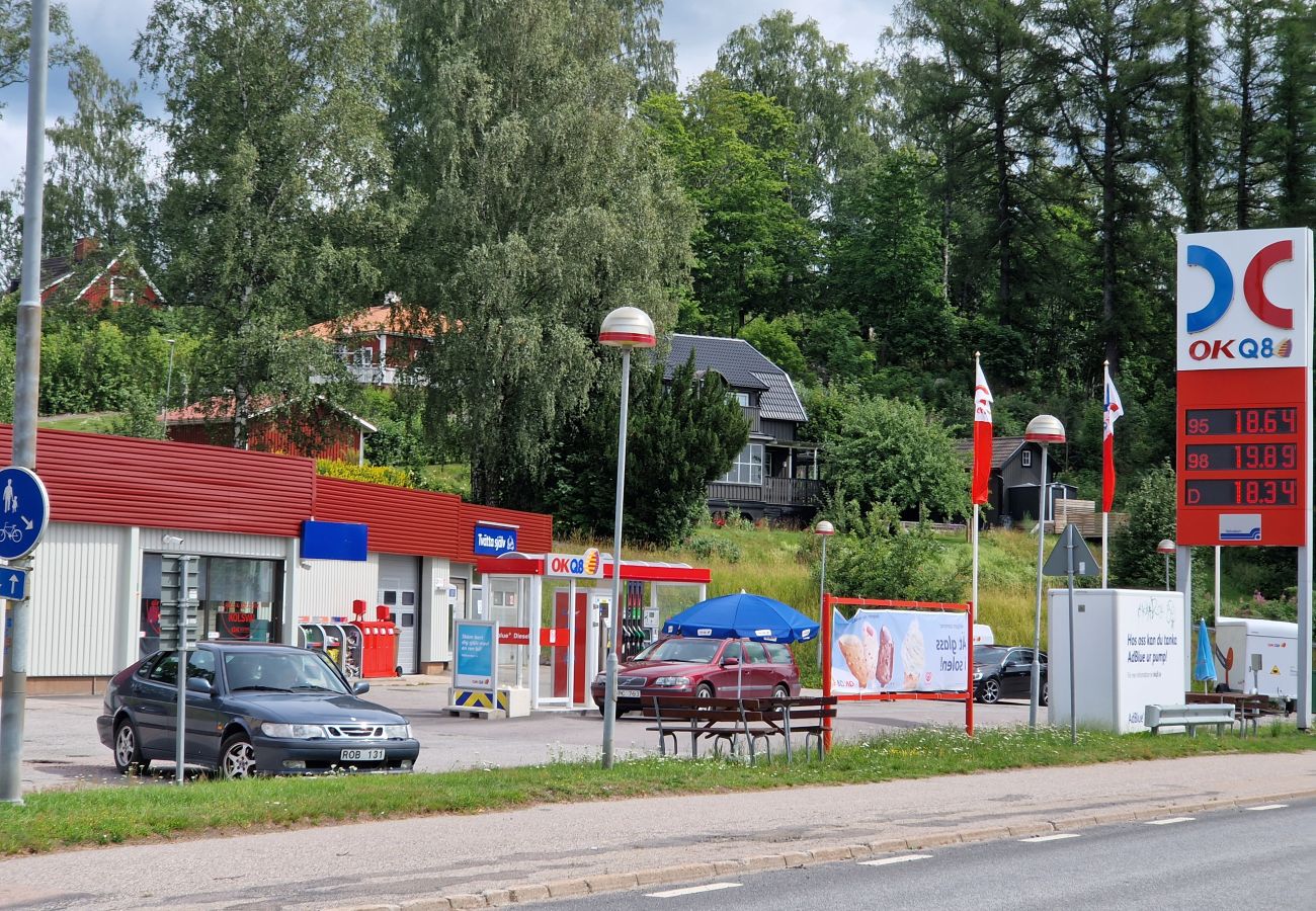 Ferienhaus in Kolsva - Ferienhaus am See mit eigenem Steg und Boot