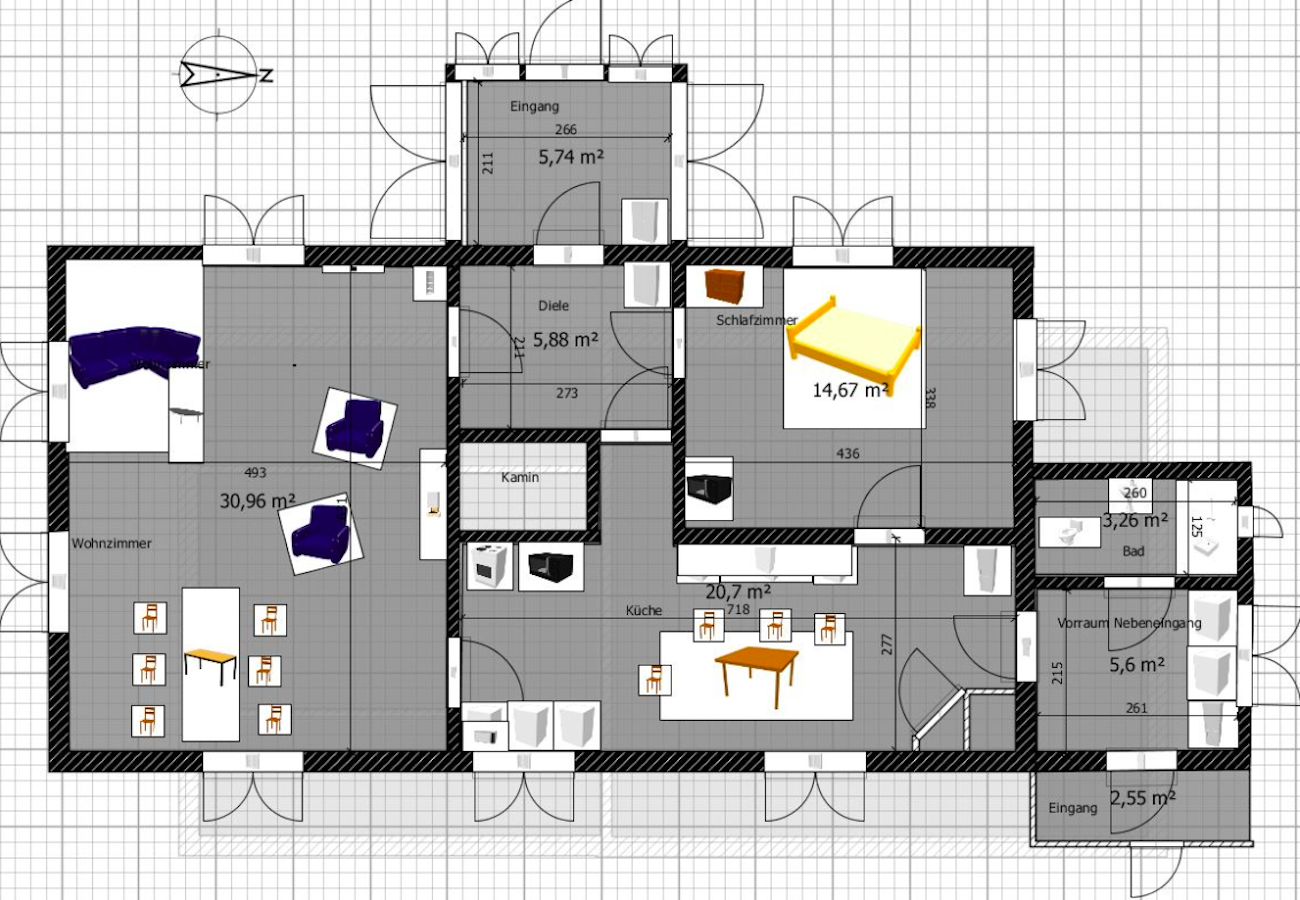 Ferienhaus in Korsberga - Ferienhaus mitten im Märchenwald in Småland mit Sauna 