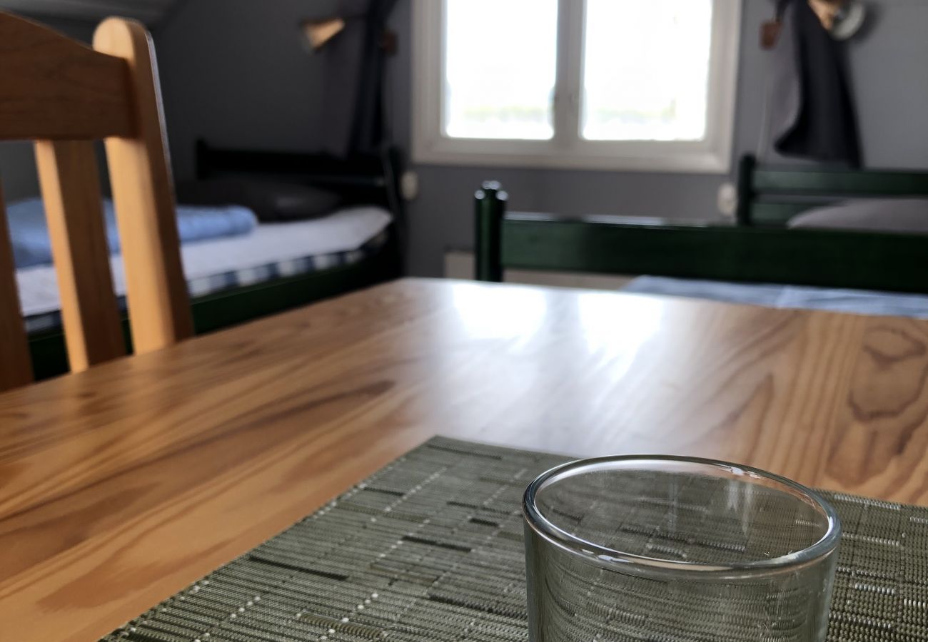 Ferienhaus in Gargnäs - Camping Hütte am Wasser mit Wlan