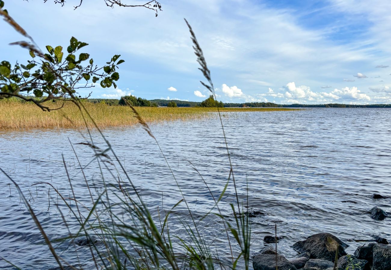 Ferienhaus in Hovmantorp - Grosses Ferienhaus direkt am See