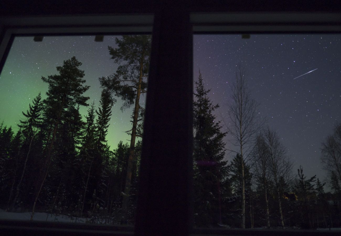 Ferienhaus in Gunnarsbyn - Nordlandurlaub mitten im Wald mit Polarlichtern und Hundeschlitten