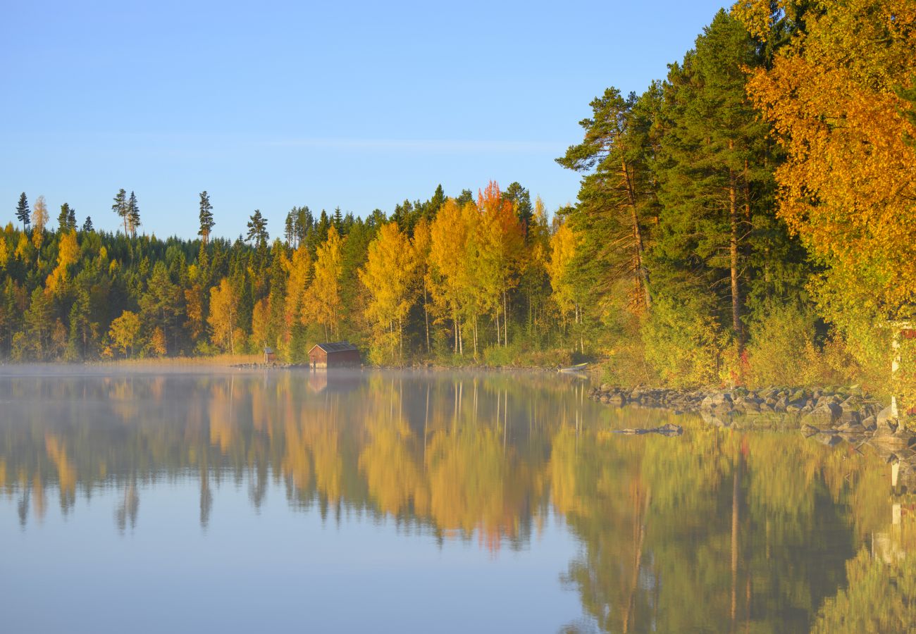 House in Gällö - Holidays at a farmstead and with a view of the lake