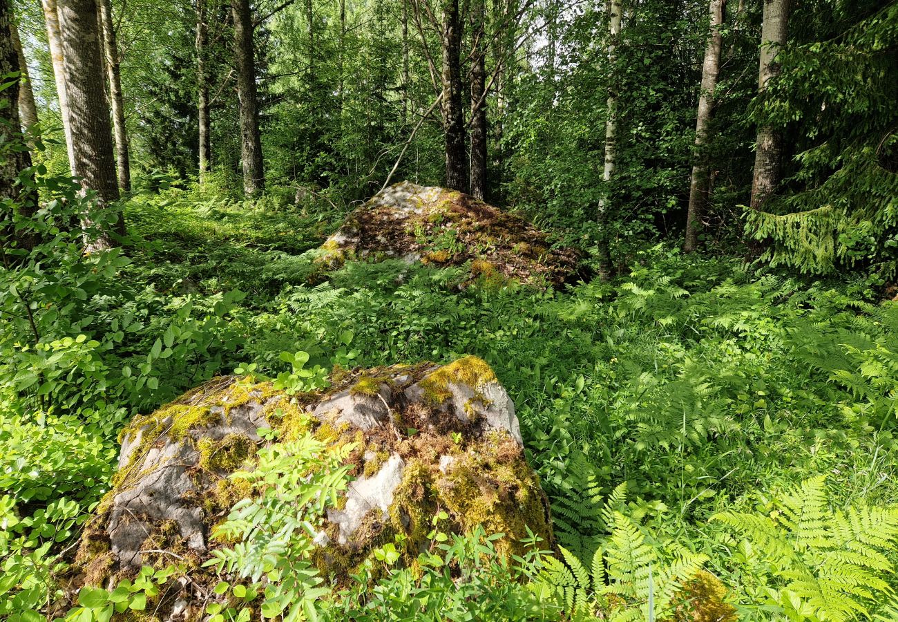 Stuga i Kolsva - Stuga vid sjö med egen brygga och båt