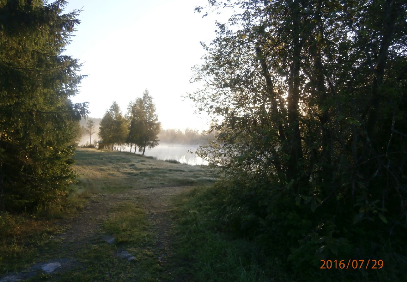 Stuga i Kopparberg - Ministuga vid en damm i Bergslagen