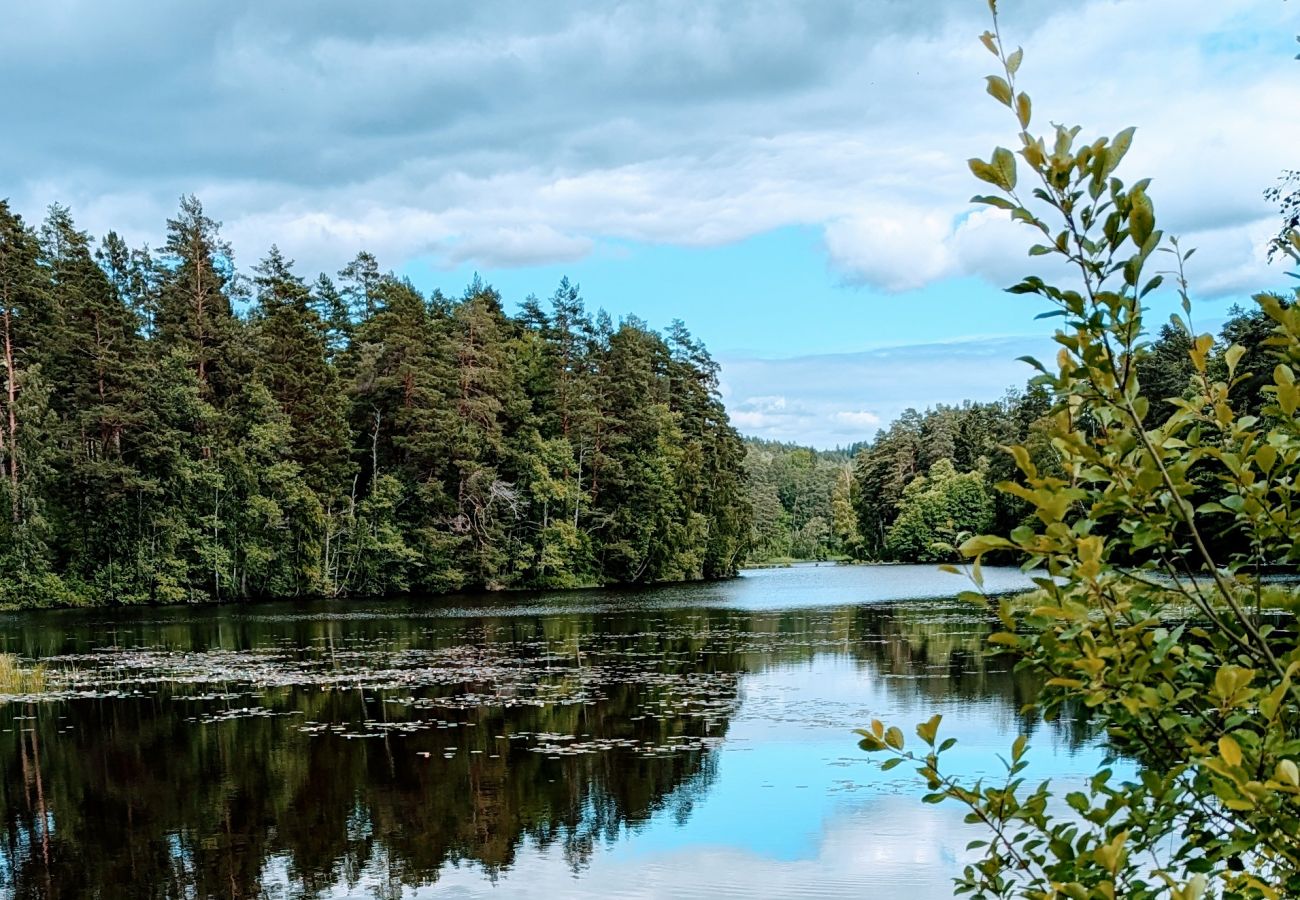 Stuga i Silverdalen - Rött småländskt hus i Silverdalen på landet